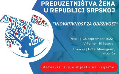 Poziv na „Petu konferenciju preduzetništva žena u Republici Srpskoj“