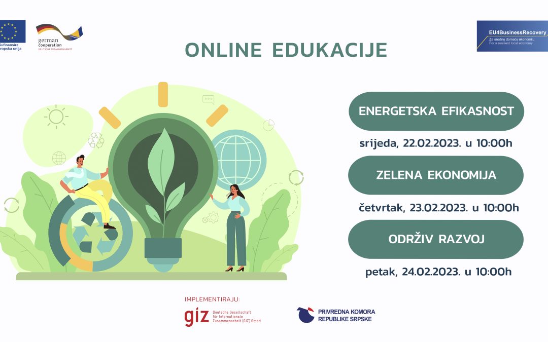 Poziv na online edukacije “Zelena ekonomija”