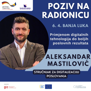 Poziv na radionicu Banja Luka - Aleksandar