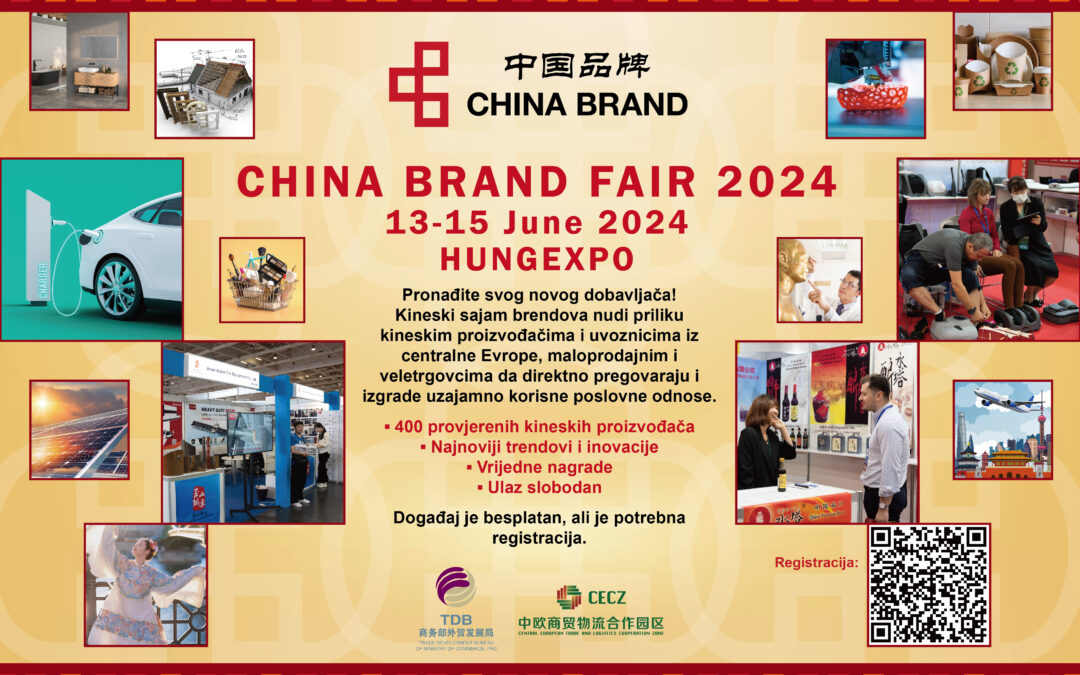 Poziv na Sajam kineskih robnih marki “China Brand Fair” u Budimpešti